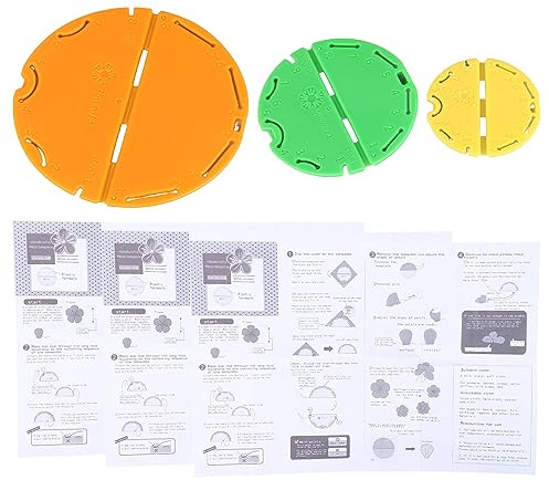 TOPINCN 3Pcs Kanzashi Flower Maker Set, Easy Operation DIY Accessory Multi Application Quick and Convenient for DIY Decorations
