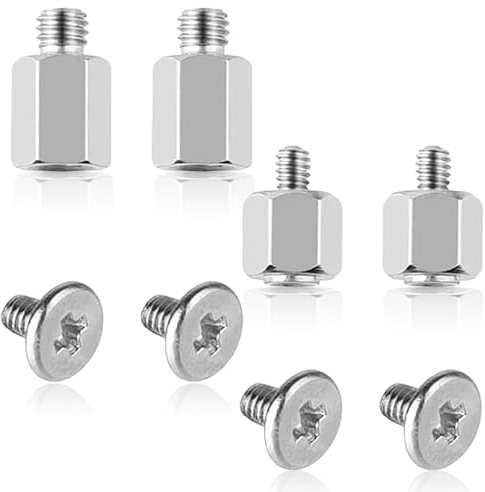 Favson Kit di viti M.2 per PC, 8 pezzi, kit di viti per scheda madre, set di viti a testa piatta per computer compatibile con scheda madre ASUS Samsung, ecc