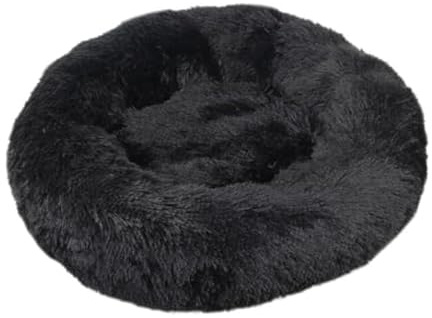 SWZEC Wolke hundebett - Kuscheliges Hundebett Wolke 7 - Das Original (80CM,Schwarz)