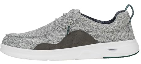 HEYDUDE Wally Hey2O Mesh Monument Grey/Dawn Blue Size 11, Menās Shoes, Men's Slip-on Loafers, Comfortable & Light-Weight