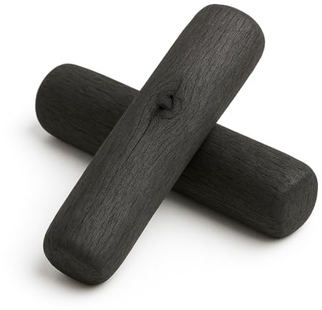 ESO WORLD | Charcoal Water Filter Sticks | Traditional Japanese Charcoal Water Filter System, Hydration + Carbon Filter for Water Bottles + Water Dispensers | 2 Pieces, Last 6-12 Months Each,