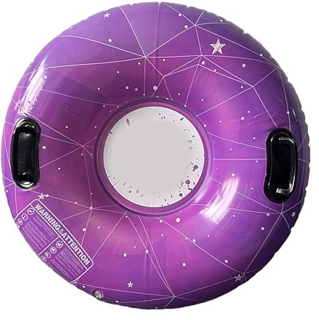 Slitta Snow-Tube - Tubo Da Neve Gonfiabile | Tubi Per Slitta, Con Maniglie, Slittas Gonfiabile Perr Carichi Pesanti Più Spessa Di 0,6 Mm Per Bambini Adulti Giochi Invernali Sulla Neve All'aperto Sci P