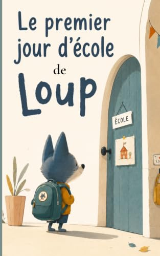 Le premier jour d'école de Loup: Une histoire tendre pour apprivoiser la première rentrée en maternelle, rencontrer sa maîtresse, se faire des amis et découvrir la petite école avec confiance.