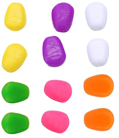VGEBY 6pcs maíz Lure Bait, Suave Artificial Pop Up Flotante Pesca cebos, 7/6 Colors