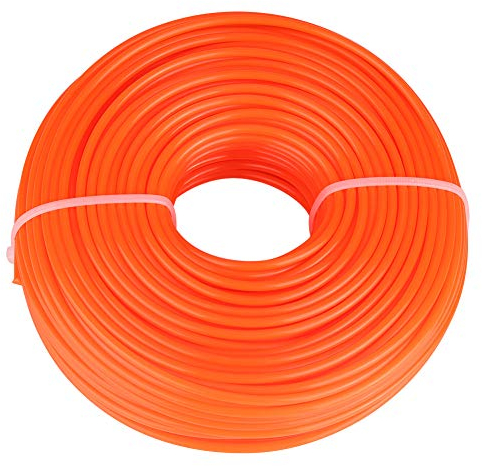 3mm Trimmerfaden Trimmerschnur Nylon Gatren Rasenmäher Motorsense Zubehör Ersatzfaden Runde String(50M)