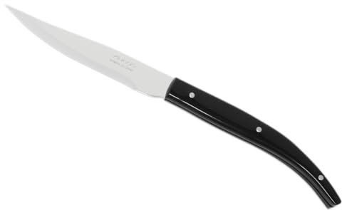 Arcos Série de couteaux de table - Couteau à steak - Lame en acier inoxydable Nitrum de 110 mm - Manche nylon noir
