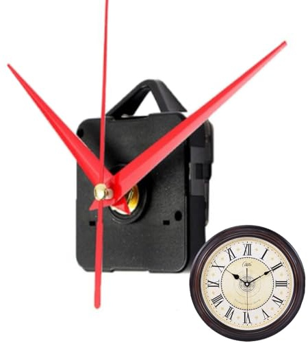 1 Set Quartzs Clock Mechanism Kit, Battery Powered Clock Movement Replacement Kit For DIYS Wall Clocks, Includes Hands & Quartzs Clocks Movement Part For Repair Home Restaurant Hotel Classroom