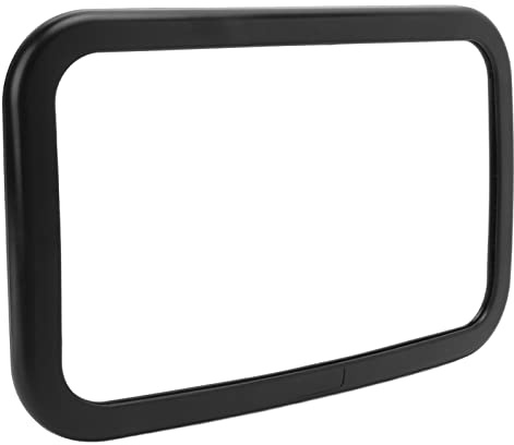 Pretfy Monitor de bebé del Asiento Trasero, Espejo de Seguridad para el Asiento Trasero del Automóvil, Vista Transparente Rotativa 360 ° Rotación