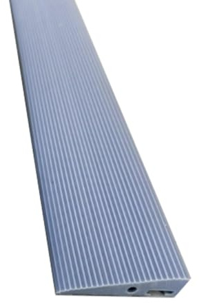 Rampa De Umbral De Goma, Rampa para Sillas De Ruedas, Rampas De Umbral para Puertas, Robot Barredora Universal(Gris,70x7.5x2cm)