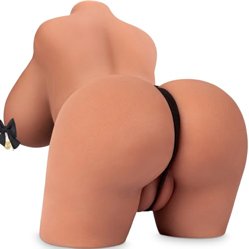 Male Masturbator Realistic Sex Toys for Men Masturbation,Male Sex Toy with 5D Dual Channel Silicone Anal Masturbation Storker for Men Solo (bm)