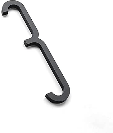 Zayookey Numero Civico Nero 4 Pollici (10 cm) Acrilico Moderna Numero di Casa di Cassetta Postale di Autoadesivo Porta Numeri 3D Address House Numbers (Door Number 3)
