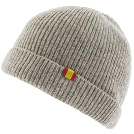 100% Merino Ull Spanska flaggan. Nationell tillverkning och hantverkstillverkning. Tillverkad för hand. Ull Man Mössa Ull Kvinna., Beige, one size