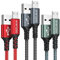 Micro USB Kabel, [3Stück 2M] Nylon USB Kabel High Speed Android Handy Ladekabel für Samsung Galaxy S7/ S6/ J7/ Note 5,Xiaomi,Huawei, Wiko,Motorola,Nokia,Kindle