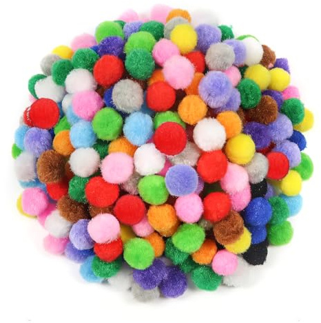 TOAOB 800 Piezas Pompones Manualidades de Colores de 15 mm Bolas de Fieltro