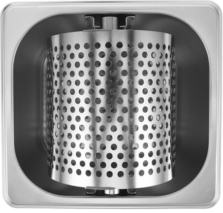 KICHOUSE Rullo per Burro Solido in Acciaio Inox 1l Supporto, Spalmatore Multifunzione per Hamburger, Toast e Pasticceria, Utensile da Cucina per Barbecue e Preparazione Pane