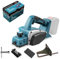 Raboteuse sans fil compatible avec batterie Makita 18 V, 3200 tr/min, rabot à main sans balais, réglage de la profondeur de 0 à 2 mm, rabot électrique pour travail du bois (sans batterie)