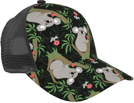 Baseball Cap Koala Trucker Hut Sport Golf Caps Verstellbare Baseballmütze Für Outdoor Reisen Außenbereich