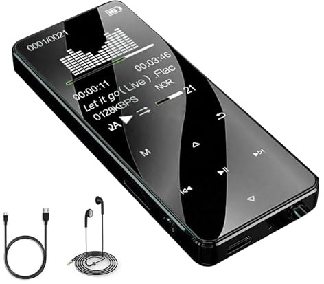 Lettore musicale Bluetooth MP4/MP3 con radio FM per sport in esecuzione con schermo a colori ad alta definizione da 1,8 pollici