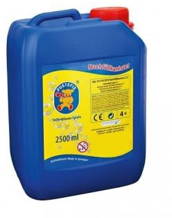 cavernedesjouets Recharge Bulles de Savon 2,5 l - Jeu Plein air Enfant - Set gouter Anniversaire + Carte - pour plustefix