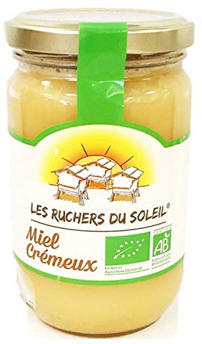 Miel de fleurs crémeux Bio crémeux - Les Ruchers du Soleil - pot 375g