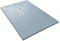 Veroni Duschwanne Grau Kompositstein Schiefer-Muster Flach (TxBxH) 120x90x3cm