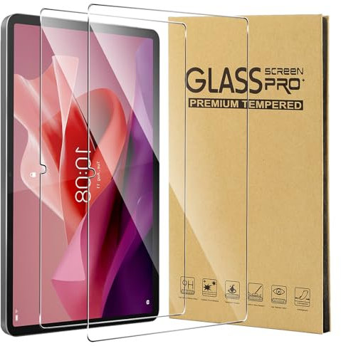 CONAPIKA Schutzfolie für Lenovo Tab P12/Lenovo Idea Tab Pro 12.7Zoll, 2 Stück 9H Härte Anti-Kratzen Anti-Bläschen Gehärtetes Glas Displayfolie HD-Klar Anti-Fingerabdruck Anti-Öl Displayschutzfolie