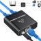 AXFEE Ethernet RJ45 1 à 2 Ports, 1000Mbps RJ45 Switch Network LAN avec Port d'alimentation USB C pour Ordinateur, Commutateurs, Routeurs,Hub, ADSL, Boîtiers Décodeurs, Téléviseurs, Plug&Play