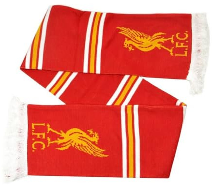 Liverpool FC - Vinterhalsduk, röd/vit/gul, One size