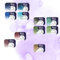 Rosa Gallery Super Granulation Professional Aquarellfarben 11 Napfs x2,5 ml Super Granulation Set Pans N4
