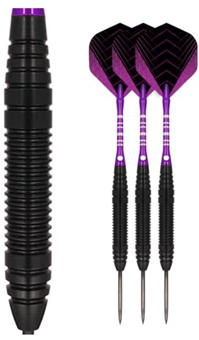 Hausio dartpilar med plastspets – mjuka darts dartpil, dartspetsar, gummiringar, flyg vågor för elektronik, dartpilar plastspets, pilar, mjuka pilar set (lila)