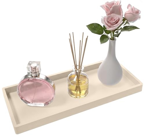 Badezimmer-Waschtischablage 30 x 12,5 cm, Aufbewahrung für Küchenspüle aus Silikon, rutschfeste und leicht zu reinigende Badezimmer-Arbeitsplatte, geeignet für, Kerzen, Schmuck, Seife.