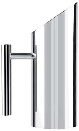 Teekanne Edelstahl 1L / 1.5L / 2L Wasserkaraffe Kaffeekanne,Wasserkrug mit Griff Getränkekaraffe Eiswächter Kaltes Trinken Haushalt Service in Hotel (1L 13x18cm)