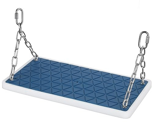 Dakzhou Swing Seat Heavy Duty, Non Slip Tree Swing Set Playground Swing Set Accessories for Kid Indoor Outdoor Backyard, Blue