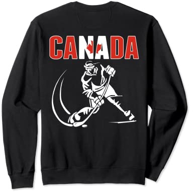 Canada Ice Hockey Fans Jersey - Support Canadian Hockey Team Sweatshirt