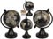 Globo decorativo negro, de plástico, aprox. 8 x 10 x 15,5 cm