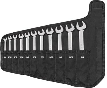 TEKTON Combination Wrench Set, 11-Piece | WCB94101