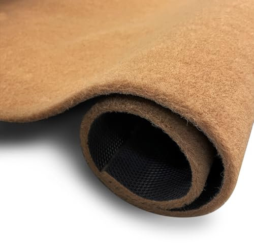 OLIVO.shop Felpudo de Coco Sintético a Medida, Atrapa Suciedad, Alfombra Ecológica para Exterior e Interior, Imitación de Coco en Rollo (120 x 80 cm)