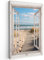 MuchoWow© Stampa Su Tela 80x120 cm Decorazioni Pareti Canvas Grandi Dimensioni Quadri Con Cornice Moderni Quadro Soggiorno Foto Camera Da LettoFinestra - Mare - Nature - Spiaggia