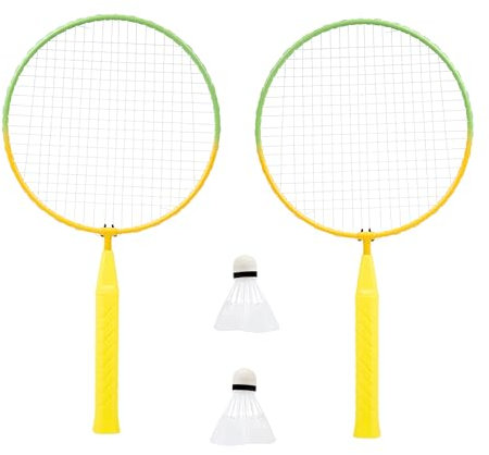 Mookie Activo Mini-Badminton-Set für Kinder ab 3 Jahren, Starter-Set für die Kleinen, mit 2 Mini-Schlägern und 2 Federbällen