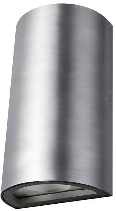 Osram LED Außenwandleuchte, 3000K, UpDown-Wandleuchte, 1050lm, 12W, Aluminium, IP44, IK03, breitstrahlend, mit Montagezubehör