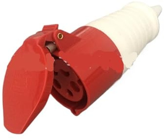 Connecteur de prise de panier suspendu industriel étanche, 16A/5 trous avec pointe SF-215L