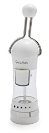 Sur La Table Spice Ratchet Mill Grinder with 5 Coarse settings, White