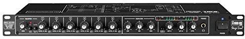 STAGELINE MMX-602/SW Musik Mischpult, 6-Wege-Rackmontage, Audiovisuell, 1 x Menge