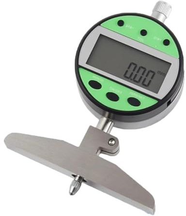 Danive 0-25 mm digitaler Tiefenmesser, hochpräzise und hochempfindliche tragbare Tiefenmessung aus Edelstahl