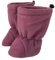 Hoppediz Baby Booties aus Fleece, warme Baby Winterschuhe 6-12 Monate, beere 18-21
