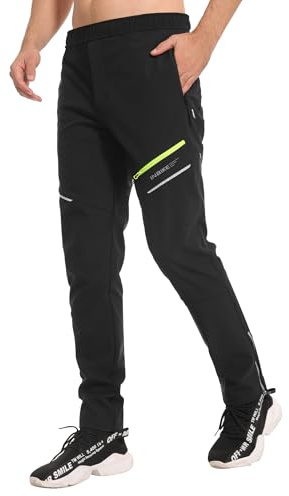 INBIKE Pantaloni MTB Lunghi Pantaloni Ciclismo Uomo Leggeri Asciugatura Rapida Estivi Pantaloni da Jogging da Trekking Uomo Sportivo Vita Quotidiana Outdoor
