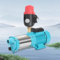 1300W Kreiselpumpe Selbstansaugend Edelstahl Hauswasserwerk Gartenpumpe MC-6SA Bewässerungspumpe,4000 L/H, 9.8 Bar, Max Saughöhe 8m/ 26.25ft