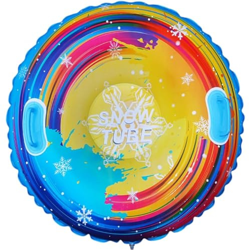 Baokuan Tubo De Nieve, Trineo Inflable para Niños Y Adultos, Trineo De Nieve Resistente Y Grueso con Fondo Duro, Juguetes De Invierno para Deportes De Nieve Aire Libre.