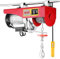 Flyelf Elektrische Seilwinde, mit Fernbedienung, 12 m, 800 kg, elektrische Seilwinde, 230 V, 1450 W, für Haus, Werkstatt, Garage