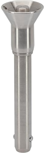 HALDER 22340.1043 Kugelsperrbolzen, selbstsichernd, mit Schutzgriff Ball Locking Bolts, Steel, d1=8 mm / l1=90 mm